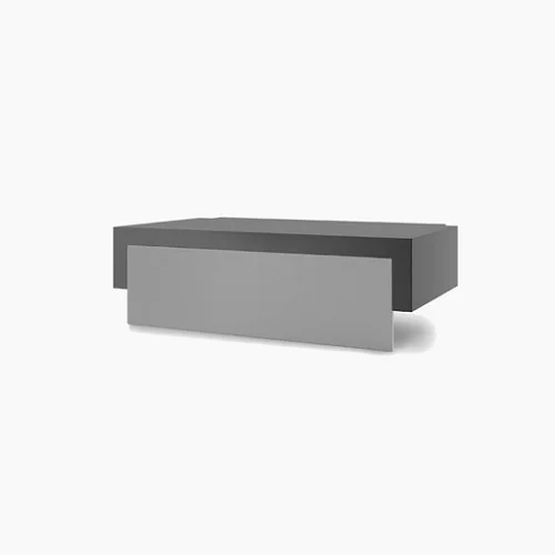 Capot pour Chariot Premium 60 cm Acier noir et gris clair - 1